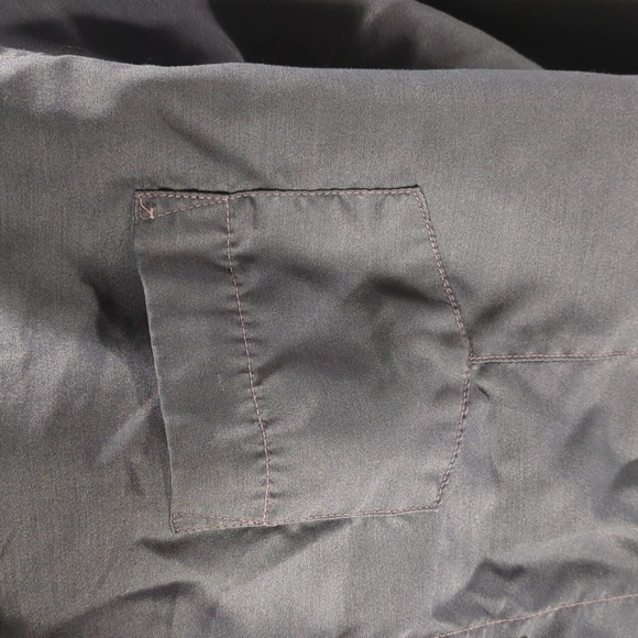 Just Class Button Down Gray Top - Picture 2 of 3